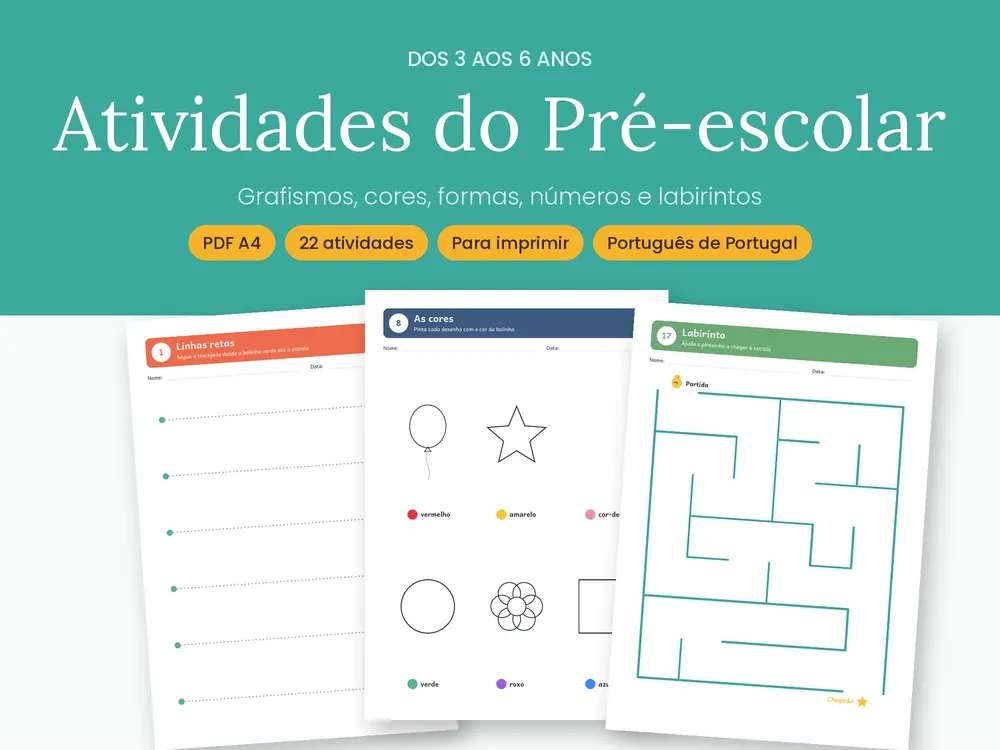 Atividades do Pré-escolar