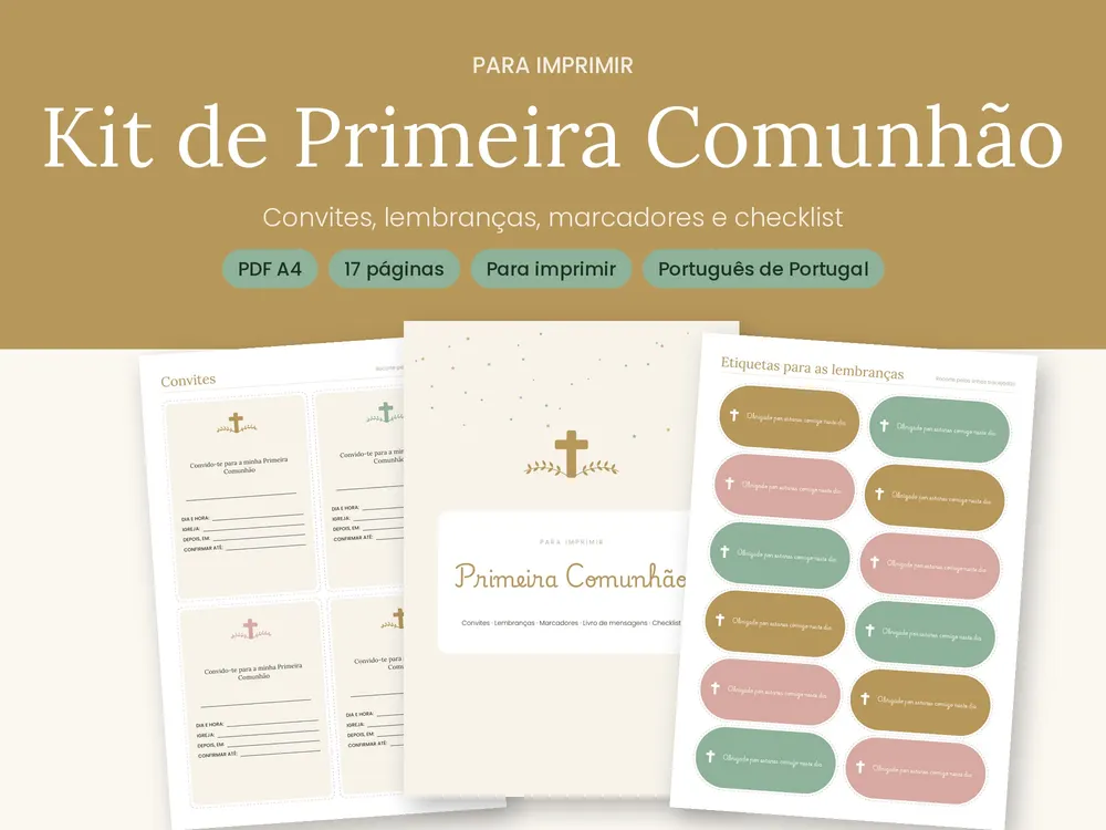 Kit de Primeira Comunhão