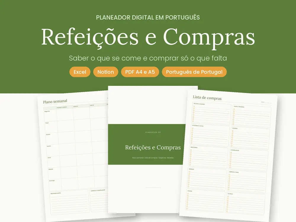 Refeições e Lista de Compras